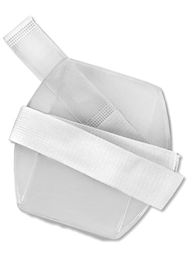 100pcs - Armband ID Badge Holder with White Strap Arm Band by OnDepot.com -  AR-1114
