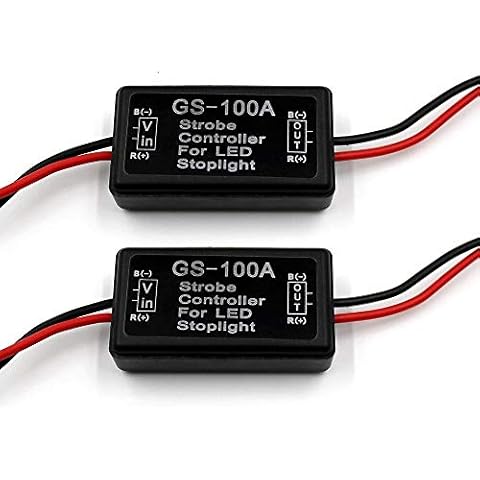 FXC 2x 24W Flash Strobe Controller for LED Brake Light Cover