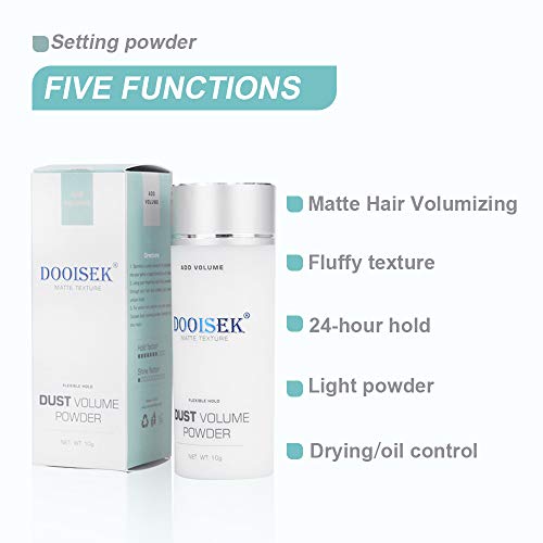 Dooisek Dry Shampoo For All Hair Types, Adds Texture, Control & Absorbs Excess Oil Keep Hair Soft & Fluffy All Day, No White Residue, Paraben & Sulfate-Free,Travel Size 10G #TOP3
