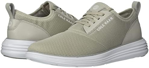 Cole Haan Men's GRANDSPORT Journey Knit Sneaker, Dove/Optic White, 10 | Image 6