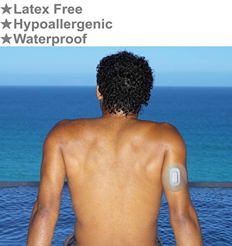 HiBell 25PCS CGM Patches, Pre Cut Clear Waterproof Adhesive Patches, Hypoallergenic Tape, Protection Stickers for Dexcom G5 G4 CGM Sensor - Thumbnail 4