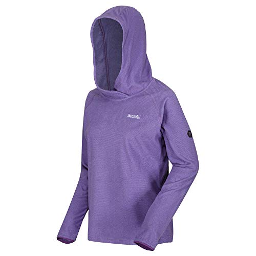 Regatta Montes Hooded Sweatshirt, PlumJam/Lilc, Large Womens, Plumjam/Lilc, L