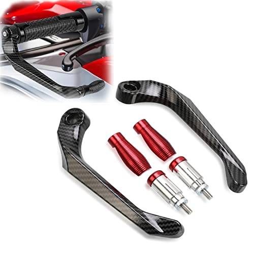 Handschutzteil Für Aprilia MANA 850 GT 2007-2012 2011 2010 2009 2008 Motorrad Lenkergriffe Schutz Bremskupplungshebel Schutzfolie(Rosso)