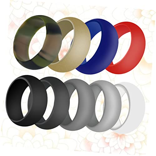 Anillos deportivos de silicona unisex Healeved 9 piezas miniatura 3