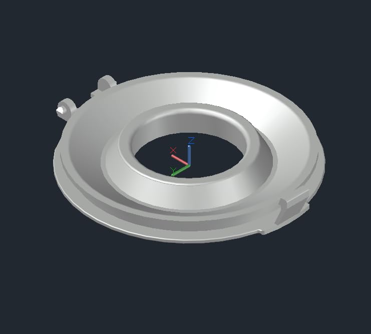 Dust Bin Lid, Cover. Replacement Part, Compatible with Vacuums Tineco Pure One X Series, 4-7/16" round.