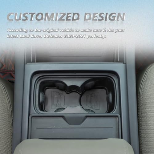Portavasos para Land Rover Defender 2020-2024 interior negro miniatura 3