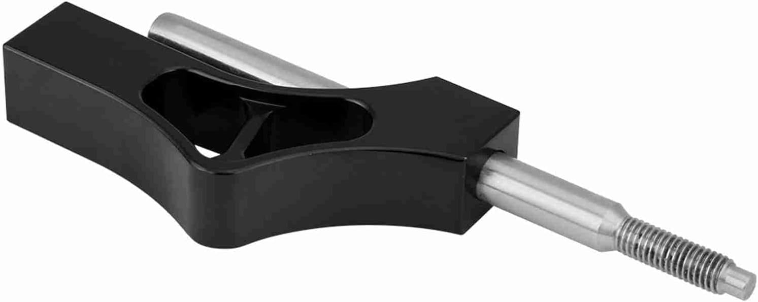 Aramox Shift Lever Extension, Car Stainless Steel Adjustable Height Lever Extension for Manual Shift Knob (Black)
