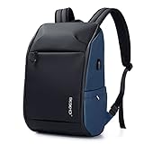 BESCHOI - Mochila Portatil, Mochila Antirrobo Impermeable IPX6, Mochila hombre para Ordenador Portatil 17.3 pulgadas con puerto USB de carga, Mochila para Portátil Laptop para Trabajo/Diario/Viaje