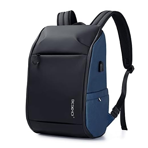 BESCHOI - Mochila Portatil, Mochila Antirrobo Impermeable IPX6, Mochila hombre para Ordenador Portatil 17.3 pulgadas con puerto USB de carga, Mochila para Portátil Laptop para Trabajo/Diario/Viaje