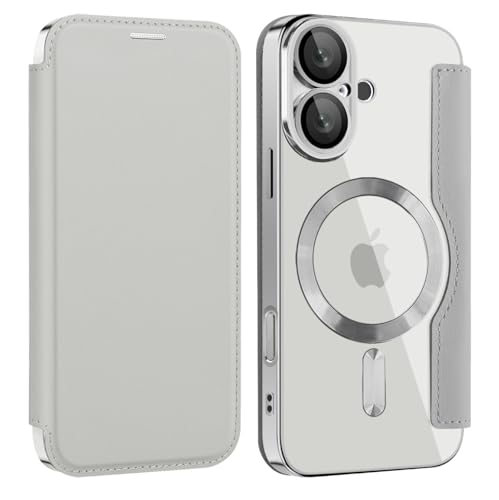 Coque transparente Apple iPhone 16 étui de protection cuir galvanisé premium - 2