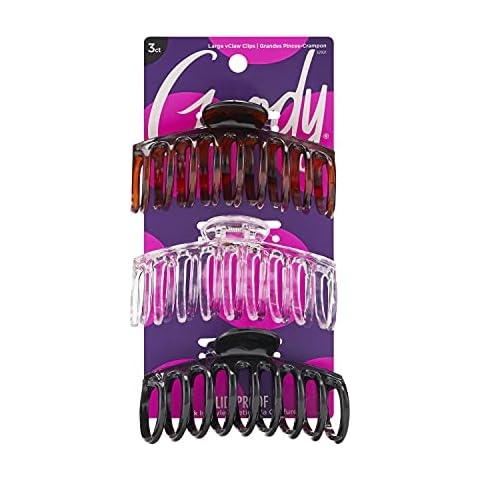 Goody Classics Large Spiral Claw Clips - 3-Pack Cover