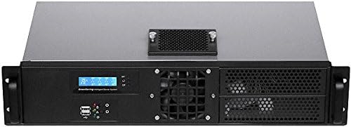 2U(PCI-E 16x Riser Card)(Fan LCD) (2x5.25 + 2x3.5 + 4x2.5 HDD Bay) (9.84" Deep) (Mini ITX) (Rackmount Chassis) (No Rail, No System and Case Only) ITX-G2250_2U-Express16X