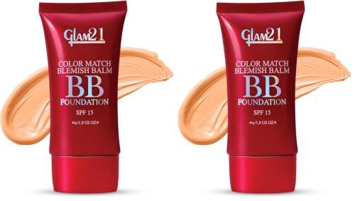 Image of Glam 21 Color Match BB Cream Foundation SPF15 I Foundation & Sunscreen Blemish-free Glow | Non-cakey Daily Use | Non-greasy & Lightweight | Long-lasting Radiant Makeover| 46gm - 05 Medium Tan