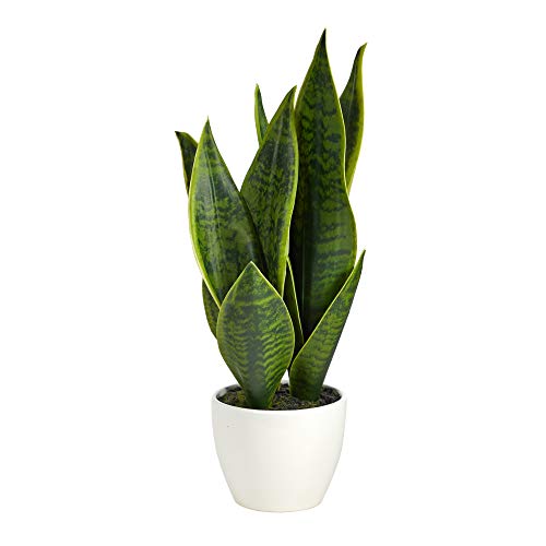 Nearly Natural 16in. Sansevieria Artificial Plant