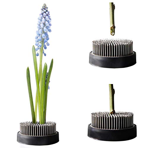 JUSTDOLIFE Flower Frogs Stainless Floral Frogs Kenzan Flower Vase Round