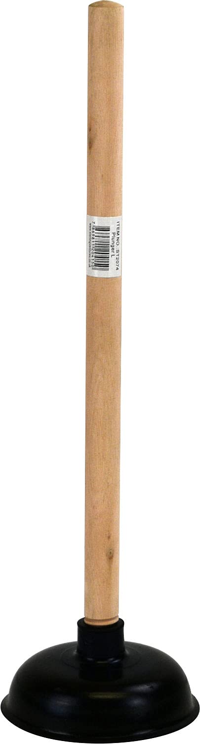 Sterling Ventures Rubber Toilet Plunger Toilet Unblocker (Large)