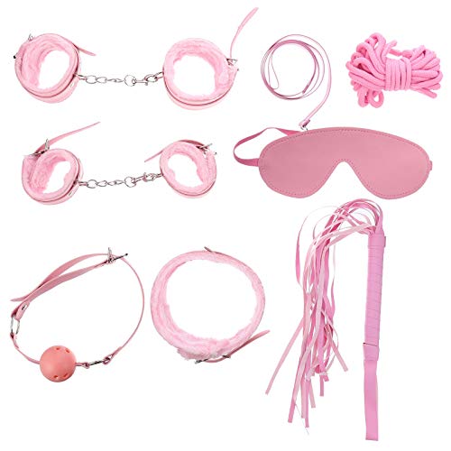 ABOOFAN 8 pçs/conjunto Kits de bandagem sexual suave para flertar brinquedo material sexual para cas