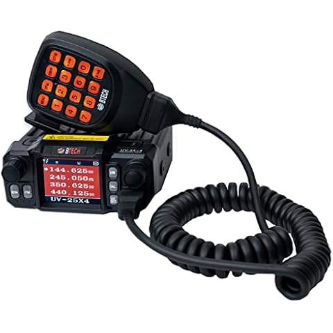 BTECH UV-25X4 (Second Gen.) Mini Mobile 25 Watt Tri Band Base, Mobile Radio: VHF, 1.255M, UHF Amateur (Ham) Cover