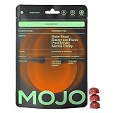 Mojo Focus Gummies Extra Strength with Lion's Mane Mushroom, Cordyceps & Panax Ginseng. Mushroom brain supplement for adults with memory, energy & mental clarity support. Strawberry Tangerine (1 Pack)