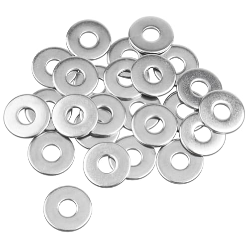 Caianwin M6 Unterlegscheiben 20 Stück x 18mm Edelstahl-Beilagscheiben - Karosseriescheiben für Schrauben Muttern & Gewindestangen