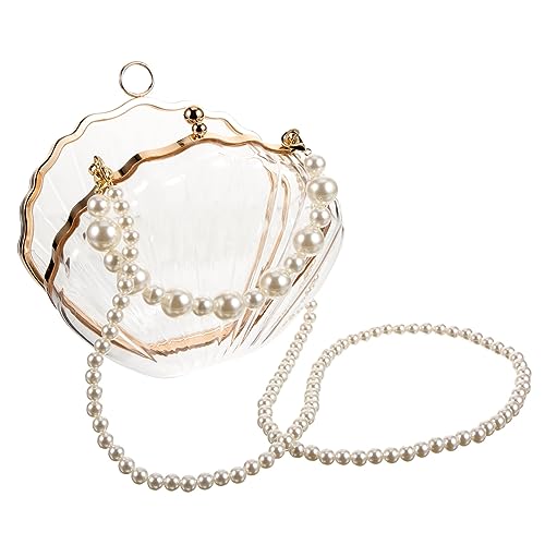 Sac perles pour femme sac à main transparent bandoulière