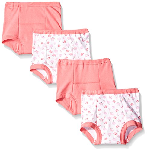 Image of Gerber Little Girls' 4 Pack Training Pant