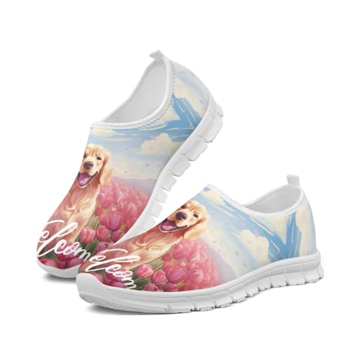 Image of Jeiento Cute Dog Women's Casual Slip On Shoes Loafers Sneakers for Women