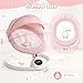 Soobaby Baby Swing for Infants,Electric swingfor Babies,Portable Swing for Baby Boy Girl,Remote Control Indoor Baby Rocker with 5 Sway Speeds,Music and Bluetooth,Hot Pink
