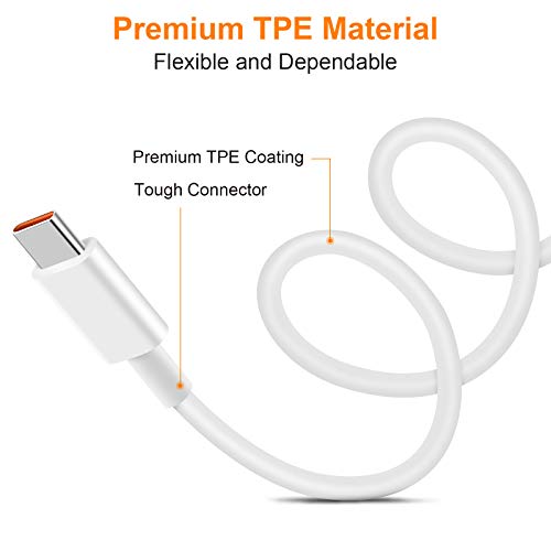 Cable USB C 1M para Xiaomi 11T Pro 12 Pro,120W 6A Cable USB C Carga Rápida Cable USB a USB C Cable Tipo C Carga Turbo para Xiaomi 14 Ultra 13 11T 12 POCO M6 Pro X6 Pro Redmi Note 13 Pro 11 11S 11 Pro