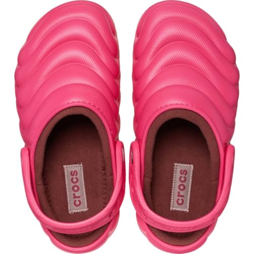 Image of Crocs Unisex Adult Classic Lined Overpuff & Geometric Fuzzy Clogs