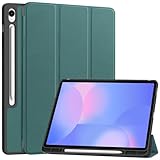 Material: Exterior de TPU delgado, ligero y resistente, e interior de microfibra. La funda protege tu tableta de arañazos y marcas de dedos. La carcasa de TPU suave y antideslizante protege la tableta de golpes y caídas, ofreciendo una excelente protección Compatible with el uso diario.