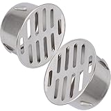 Double fonction : La grille d'évacuation de douche avec récupérateur de cheveux assure un drainage rapide et empêche les obstructions. Accessoire anti-odeurs, elle neutralise les mauvaises odeurs d'égout et empêche les débris de boucher la canalisation, garantissant ainsi un écoulement fluide