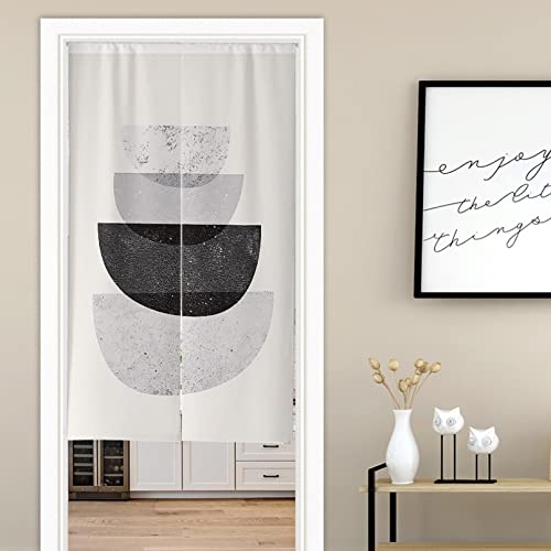 のれん モダン 和風 和調 シンプル デザイン 玄関 居間 キッチン リビング 和室 寝室 洗面所 脱衣所 カラー 階段 紺色 焦げ茶色 こげ茶色 ストライプ 縞々 ノレン コットン おしゃれ 洗濯室 80*150cm エントランス 階段口 お風呂