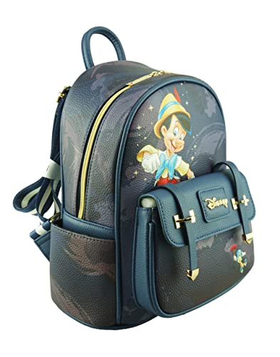 Wondapop Disney Pinocchio 11" Vegan Leather Fashion Mini Backpack #TOP2