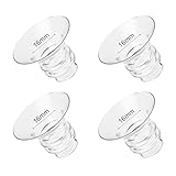 GOTOCUT Flange Inserts 16mm 4PCS Compatible with Lansinoh Elvie Medela Willow go Bellababy Spectra 24mm Flange/Shields Wearable Breast Pump, Reduce Nipple Tunnel Size, Pump Parts Replace