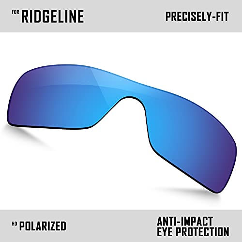 Image of Polarized Replacement Lenses for Oakley Ridgeline OO9419 Sunglass - Ocean Blue