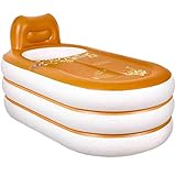 Bañera, Inflable bañera engrosamiento adulto estilo europeo bañera niño plegable tomar un baño tina de baño plástico barriles regalo cuatro estaciones general