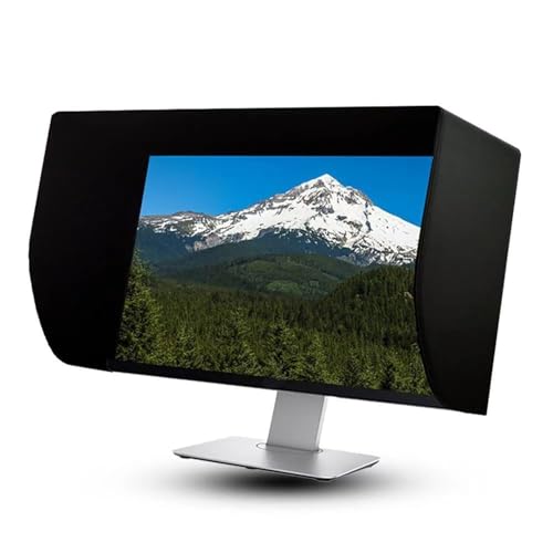 Capot de moniteur en cuir haut de gamme pour écran d'affichage 24" - 2