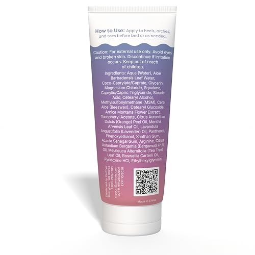 ZenToes Magnesium Cream with Arnica | Relaxation Support & Moisturizing Foot Cream for Legs & Calves | Magnesium Lotion for Feet & Sleep Support | Relaxing Nighttime Foot Balm | 4.2oz - Image 3