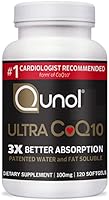 Qunol Ultra CoQ10 100mg, 3x Better Absorption, Patented Water and Fat Soluble Natural Supplement Form of Coenzyme Q10,...
