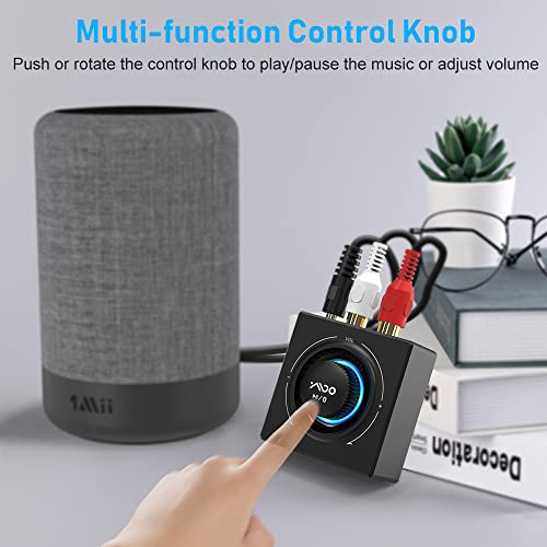 Ymoo Bluetooth 5.0 Receiver,100Ft Long Range Rca Aux 3.5Mm Jack Stereo Wireless Audio Adapter For Speaker/Active Subwoofer/Soundbar From Phone/Tablet/Pc In Home Music Stereo #TOP5