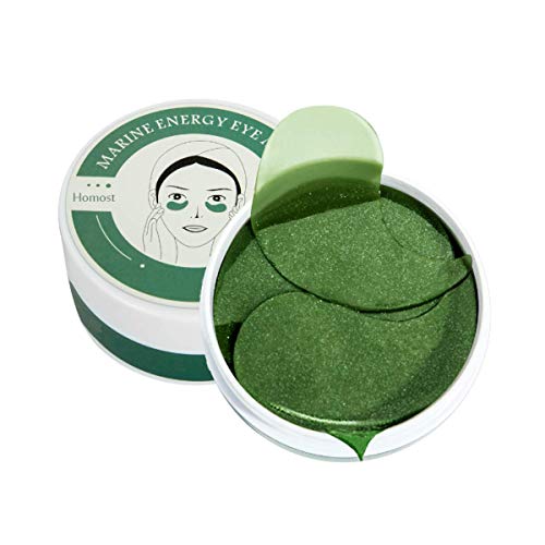 Maschera Per Gli Occhi, Homost Maschera d'occhio del Collagene Maschere Refrigeranti per Occhi Patch Occhi - Idratante, Anti-rughe, Anti-età, Cerchi Scuri ed Elimina Tasche 60 Patches