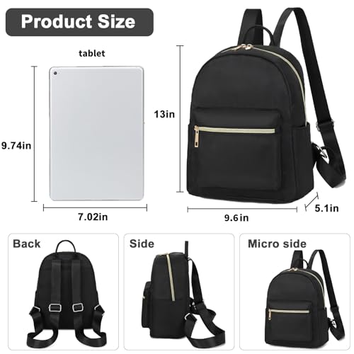Image of BTOOP Mini Backpack Women Girls Water-resistant Small Backpack Purse Shoulder Bag for Womens Adult Kids School Travel