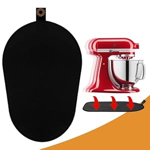 Sliding Mat for Kitchenaid Mixer, Mover Slider Mat Pad for 5-8 Qt Bowl-Lift Stand Mixer, Kitchen Appliance Slider Mat Compatible with Professional 600 Stand Mixer, Kitchen Aid Mixer Accessories Sliding Mat for Kitchenaid Mixer Mover Slider Mat Pad for 5 8 Qt Bowl Lift Stand Mixer Kitchen Appliance Slider Mat Compatible with Professional 600 Stand Mixer Kitchen Aid Mixer Accessories
