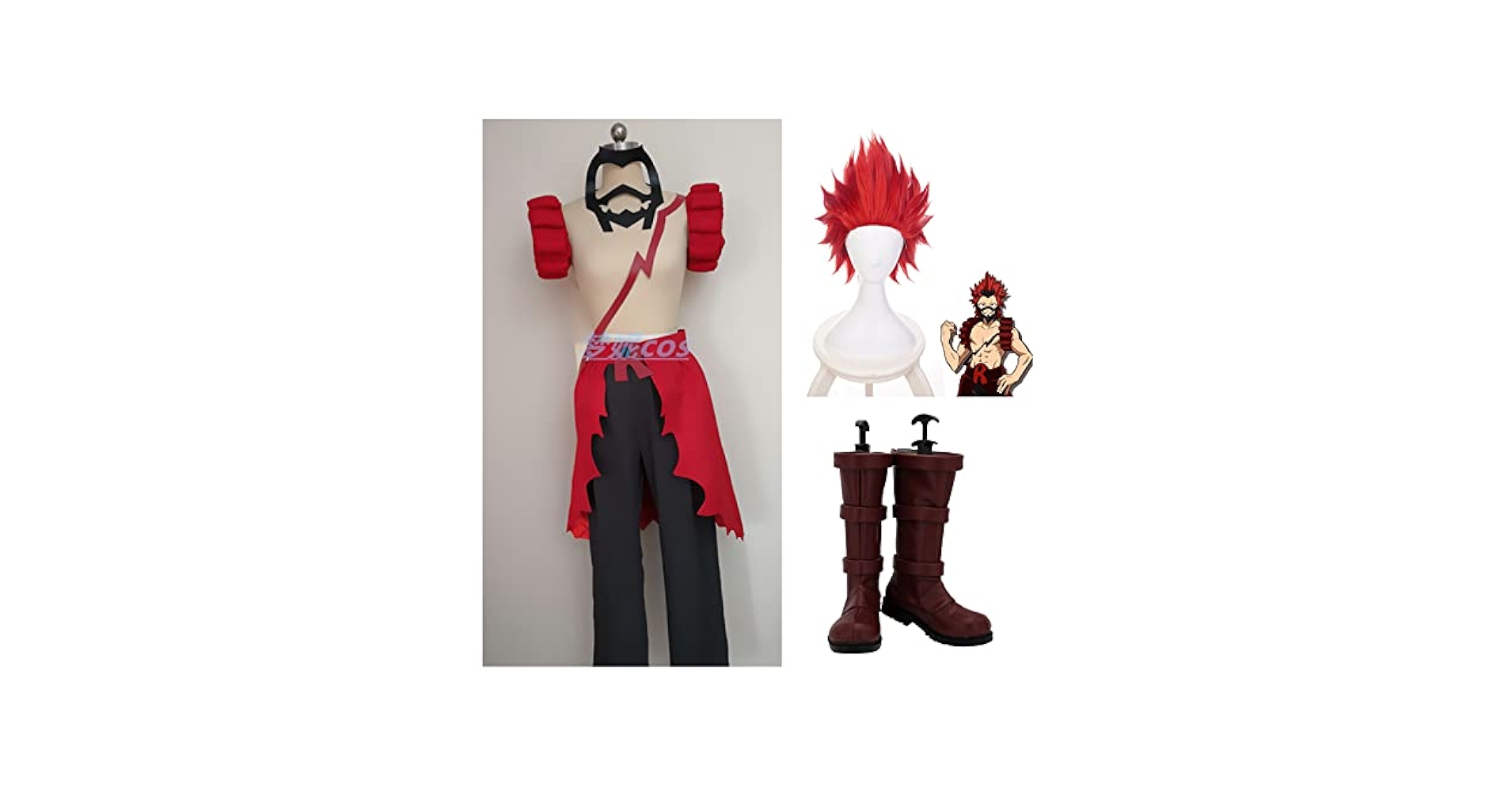 Amazon | [YAORUI] 僕のヒーローアカデミア コスプレ衣装 切島鋭