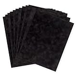 S.E.I 12-Sheet Velvet Paper, 8.5 by 11-Inch, Midnight