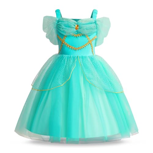 Girls Princess for Kids Fairy Tales Perfect for Theme Parties-Green-120