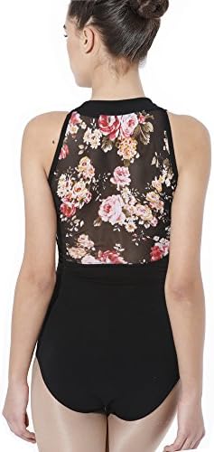 ModLatBal Women's Halter Neck Spandex Cotton Ballet Dance Gymnastics Leotard