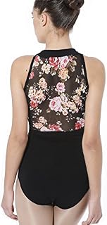 ModLatBal Women's Halter Neck Spandex Cotton Ballet Dance Gymnastics Leotard