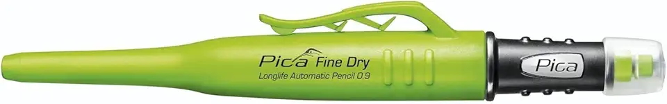 Lapiseira Pica Fine Dry Longlife de 0,9 mm, marcação de precisão sem afiar para aplicações finas e precisas, feita na Alemanha